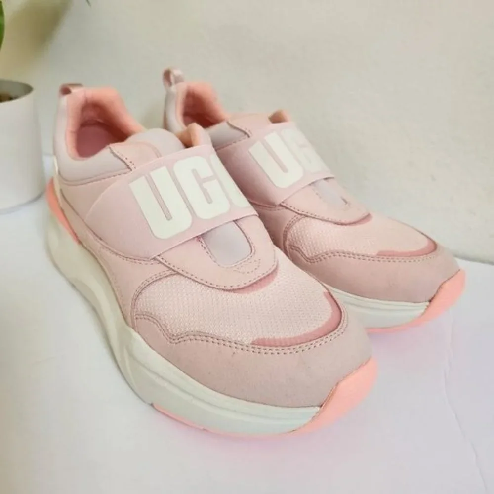 Ugg Posie Pink / White La Flex Slip On Trainer, Size 7 - Picture 5 of 15